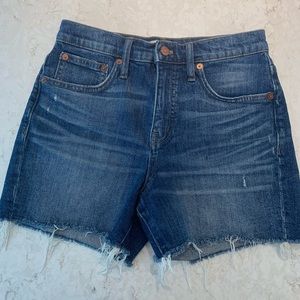 Madewell High Rise Denim Shorts
